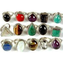 Manufacturers Exporters and Wholesale Suppliers of Colored Gems Rings Delhi Delhi